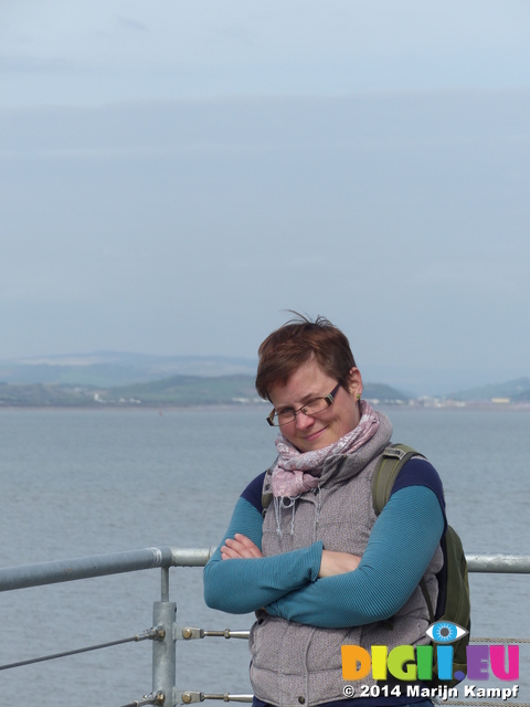 FZ005301 Jenni at new Mumbles pier